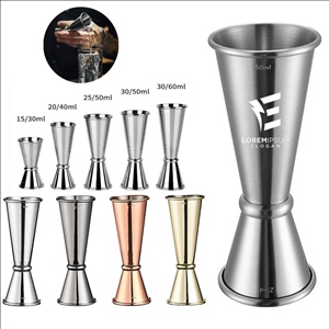1oz Double Cocktail Jigger Japanese Premium 304 Stainless Steel Jigger